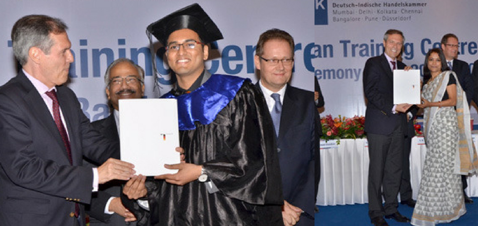 The Federal Ministry of Education and Research (BMBF), Germany Felicitates Two Indians Trained By The German Dual Education System