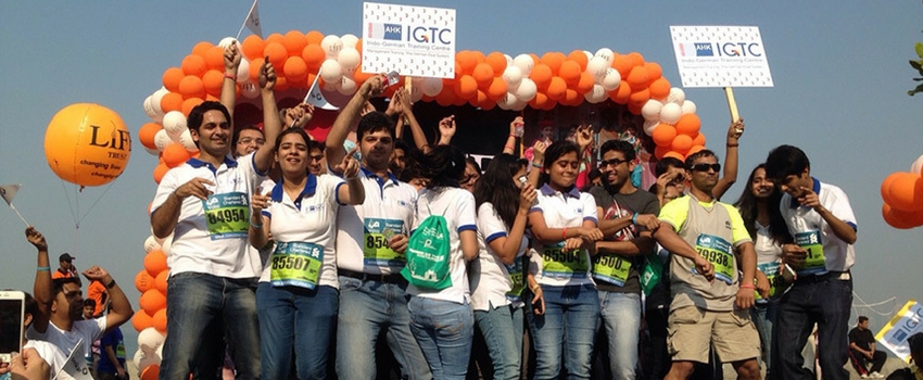 IGTCians run in the Mumbai Marathon