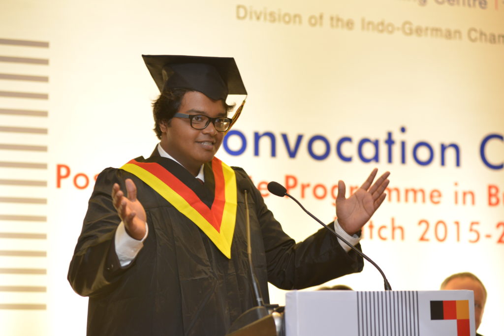 10 (2) Anubhav Deb, from the graduating batch shares his experience at IGTC