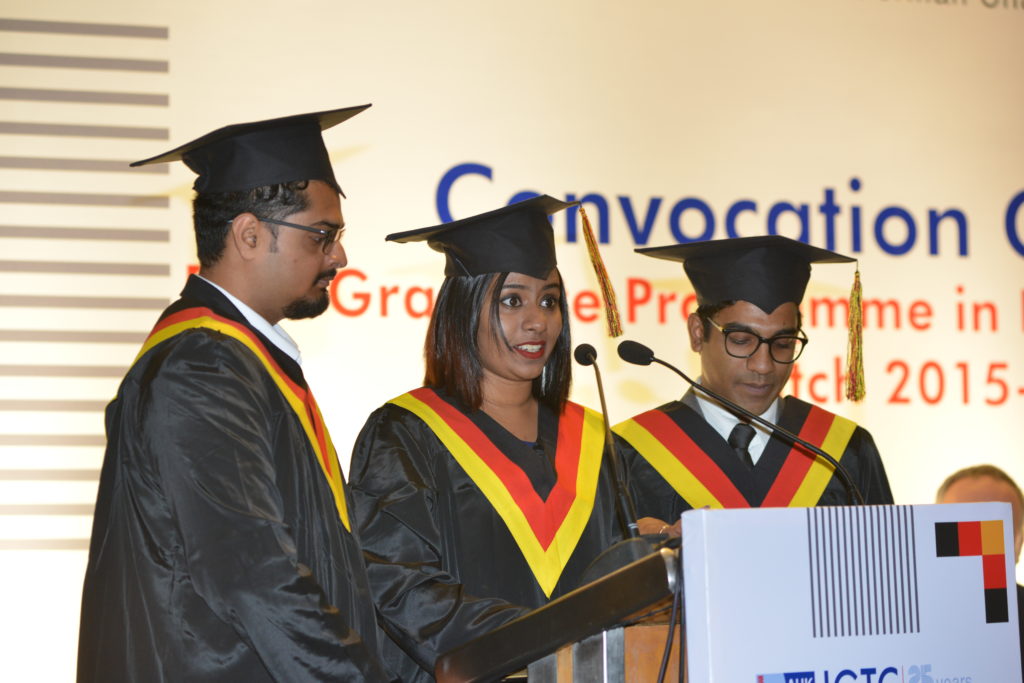 11 Sneha Arakal, Mohit Sawant and Sandeep Selvan from the graduating batch share their experiences at IGTC