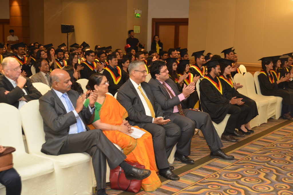 15 Faculty and Corporate attending the Convocation Ceremony