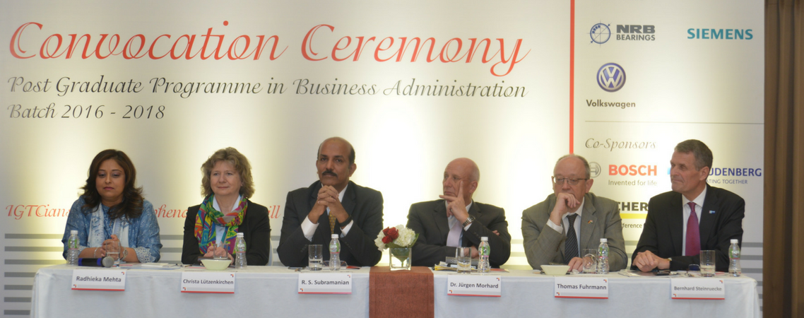 Convocation Ceremony PGPBA Batch 2016-2018